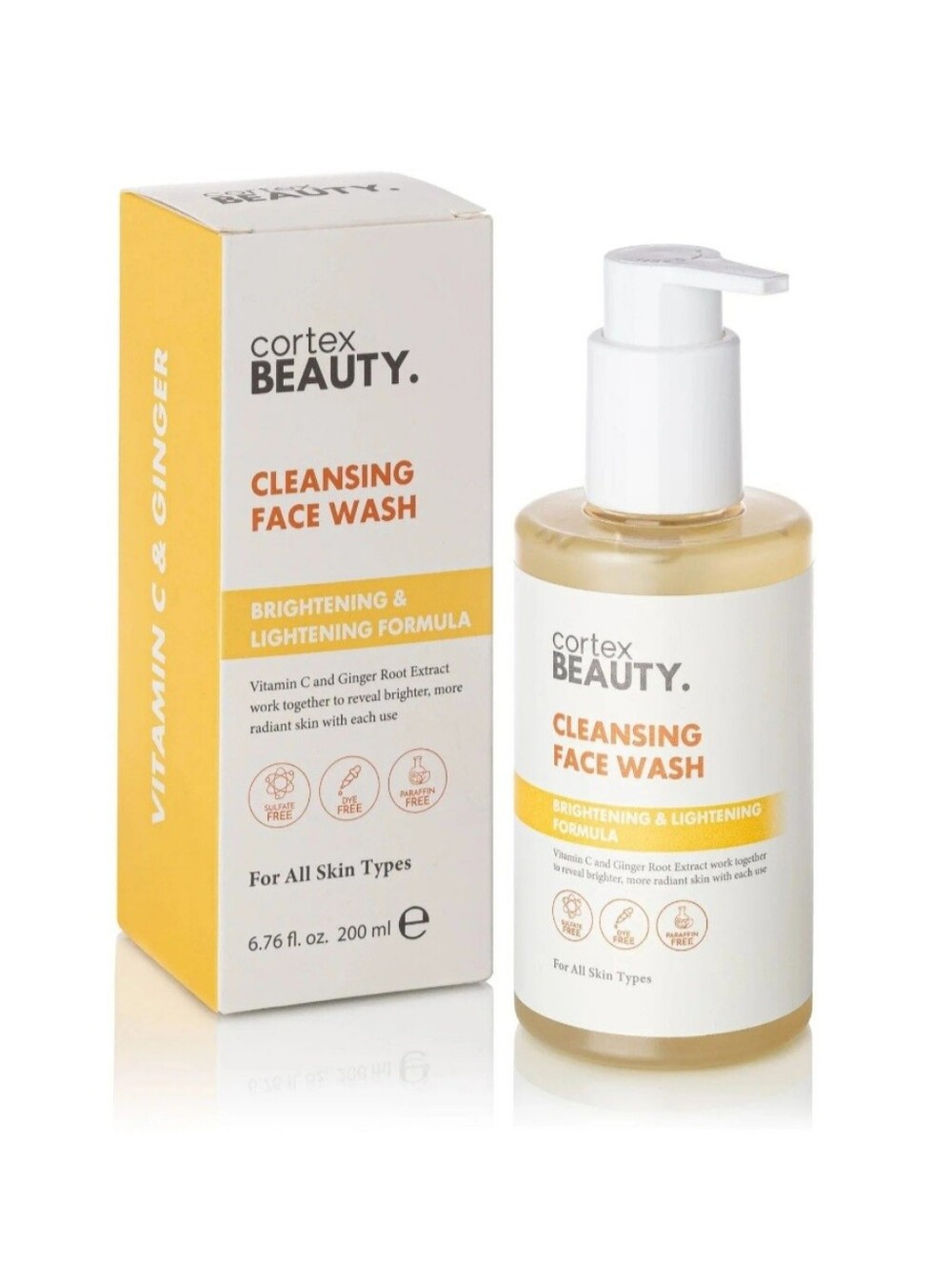 Cleansing Face Wash — Yellow & White